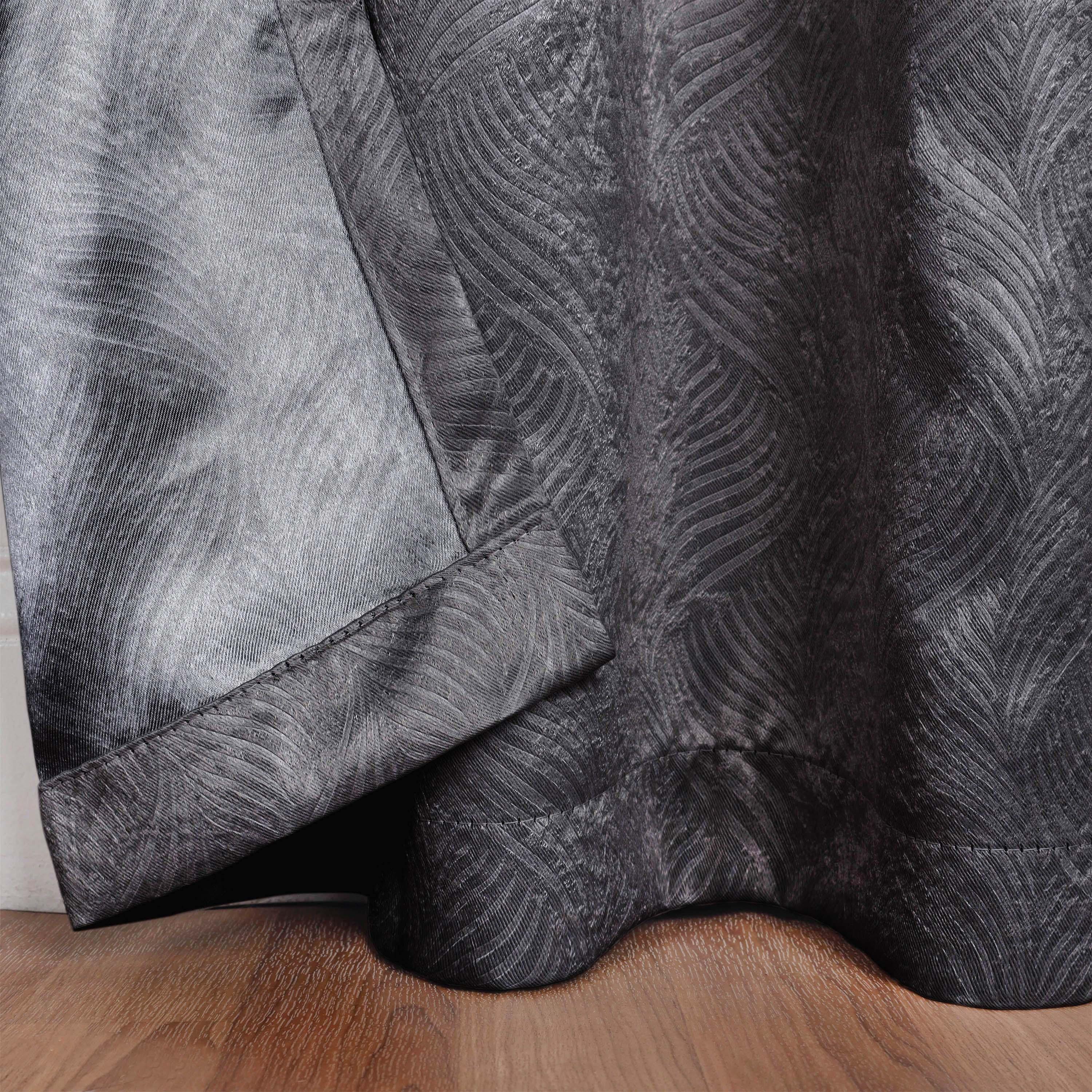 Waverly Thermal Blackout Grommet Curtain Panel Set - 26 Inch Width - Energy Efficient Room Darkening Window Treatment for Bedroom & Living Room
