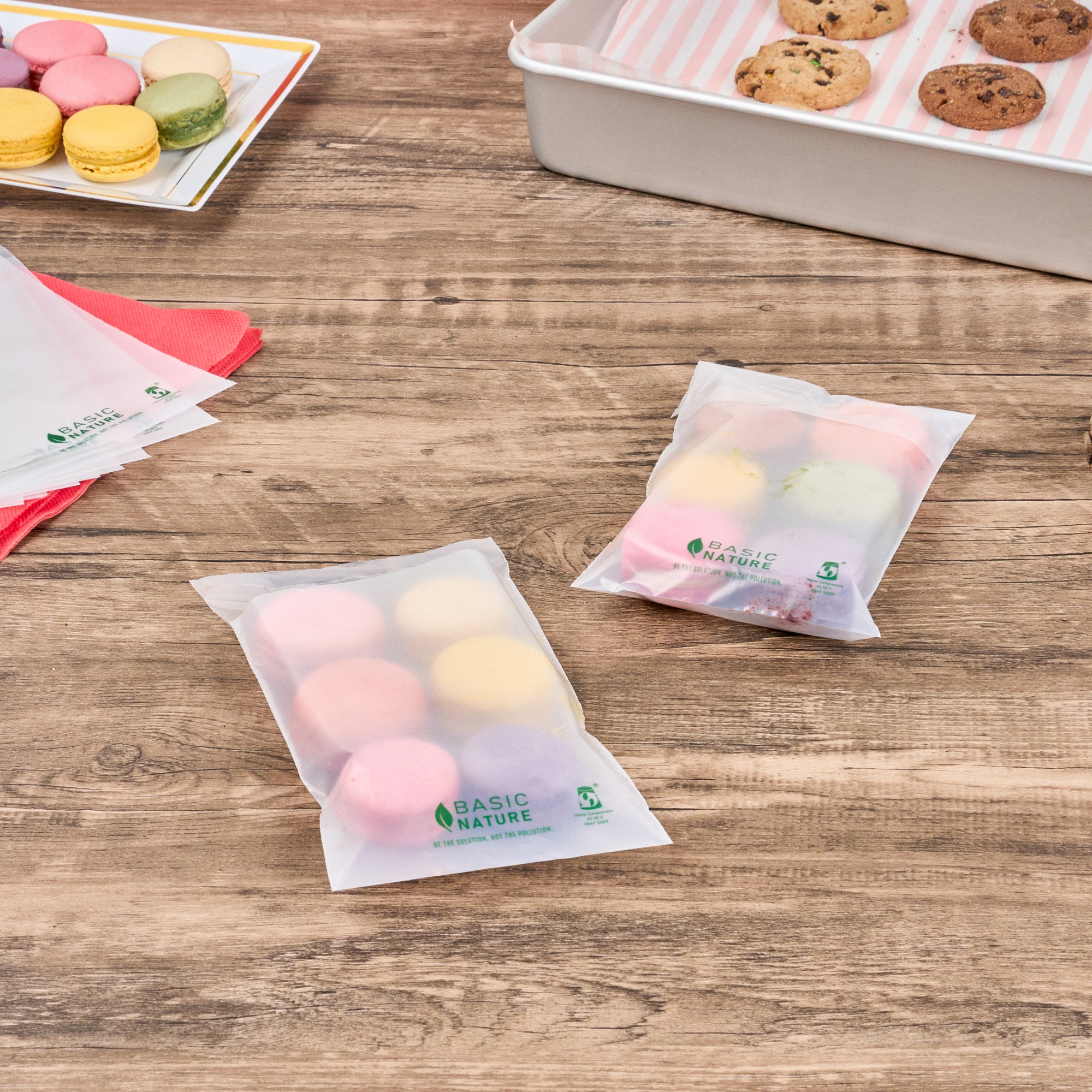 Eco-Friendly Translucent PLA/PBAT Self-Sealing Compostable Bags - 6