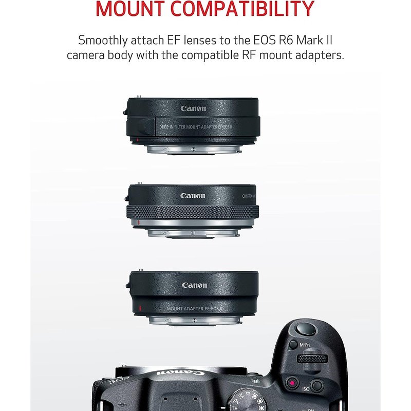 Canon EOS R6 Mark II Mirrorless Digital Camera with RF 24-105mm f/4-7.1 IS STM Lens - Professional Full Frame Photography for Travel, Vlogging & Portrait Shooting