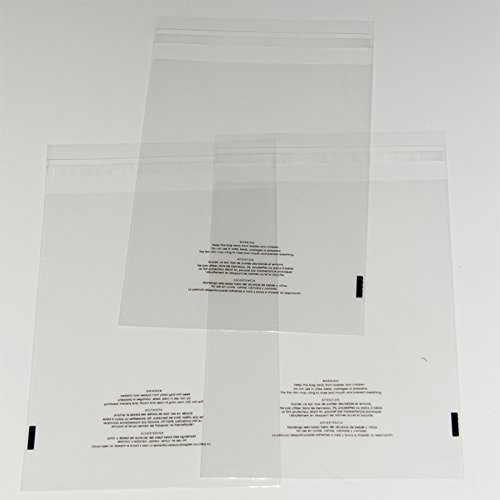 ValueMailers 1.5 Mil Poly Bags - 1000 Pack (9x12 Inches) with Suffocation Warning | Self-Sealing Cello OPP Bags for Shipping, Storage & Packaging | Perfect for Ecommerce, Retail & Mailing