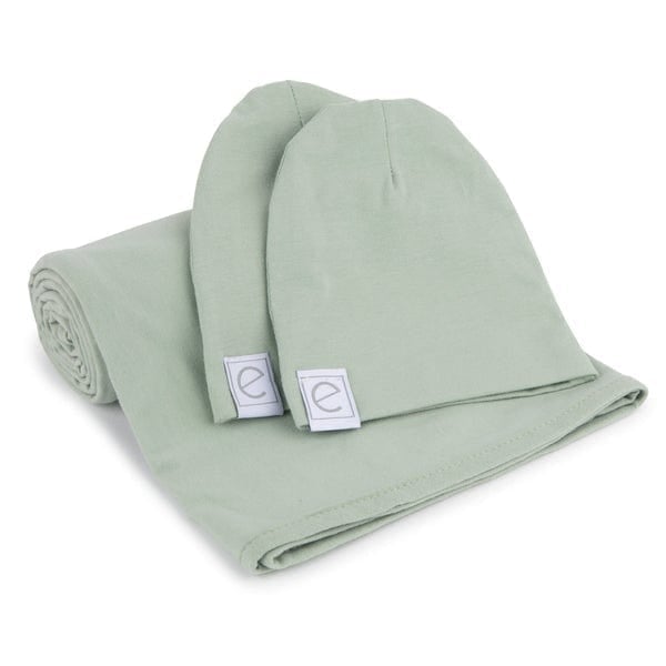 Ely's&Co. Jersey Cotton Swaddle Set - Soft Baby Swaddle Blankets for Newborns | Perfect for Sleeping, Swaddling & Nursing | 3-Pack Breathable Cotton Wrap