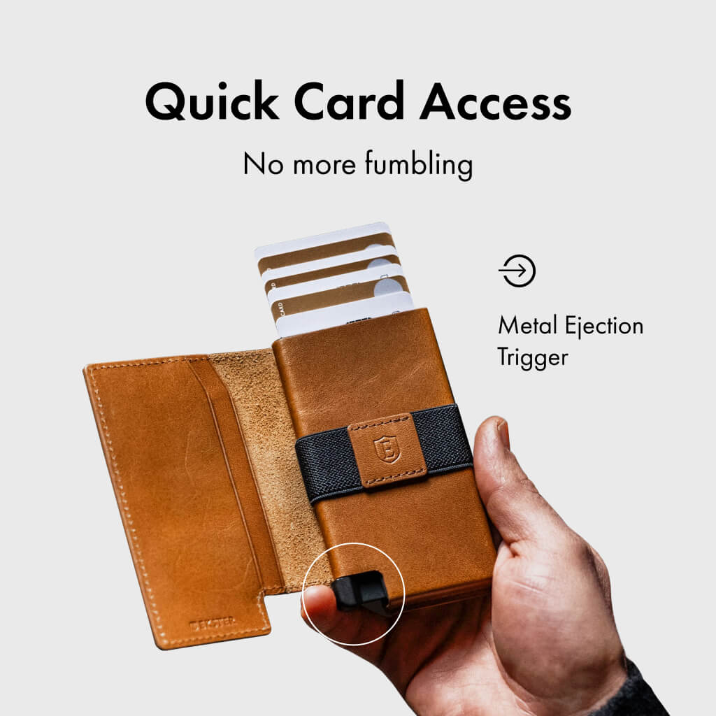 Ekster Pro RFID Blocking Wallet - Slim Minimalist Front Pocket Wallet for Men with Money Clip & Card Holder - Perfect for Travel, Business & Everyday Use