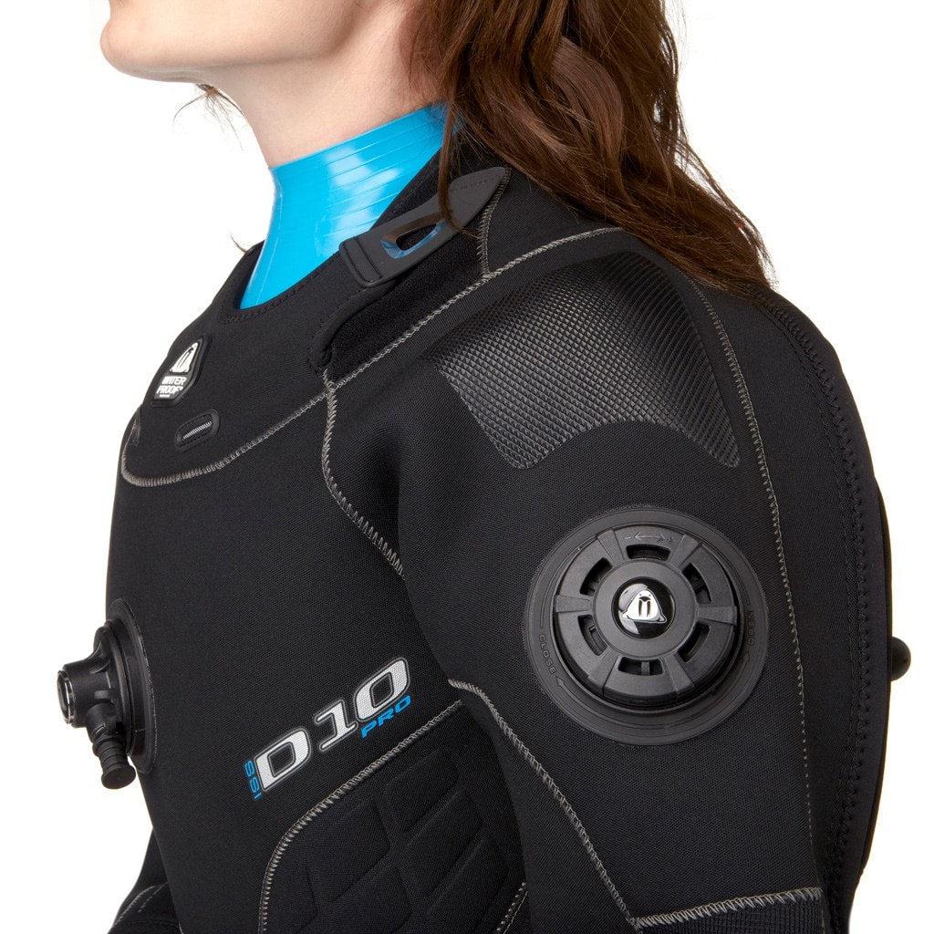 D10 Pro ISS Women's Waterproof Drysuit - Full Body Protection for Scuba Diving, Kayaking & Cold Water Sports
