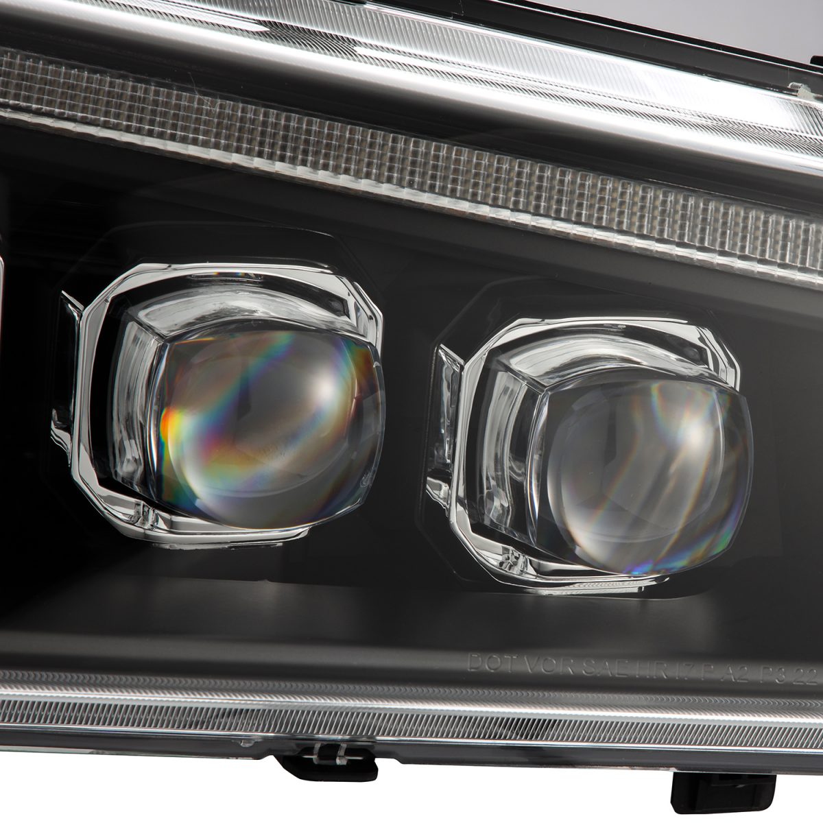 03-06 Chevrolet Silverado & 02-06 Avalanche (No Body Cladding) NOVA Series Black LED Projector Headlights - High Performance Lighting for Night Driving & Off-Road Adventures