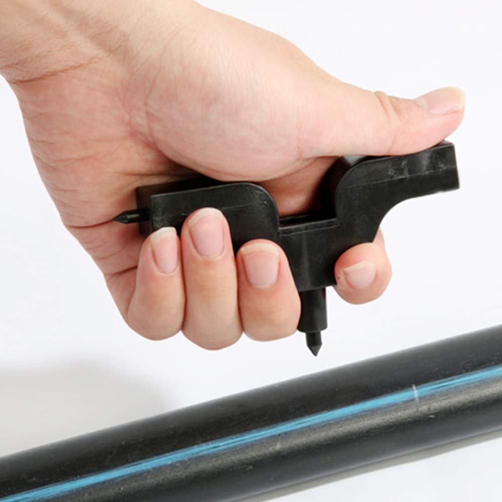 01 02 015 PP Material Irrigation Tool - Durable Hose Drilling Nozzle for Garden Drip Irrigation, Lawn & Plant Watering | Perfect for Gardening Supplies & Outdoor Landscaping