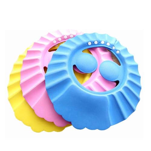 **Suguna Store Reusable Baby Bath Cap for Kids - Soft Hair Wash & Shower Cap for Toddlers, Infants (Multicolor, 2-Pack) - Perfect for Bath Time, Hair Washing & Water Play**