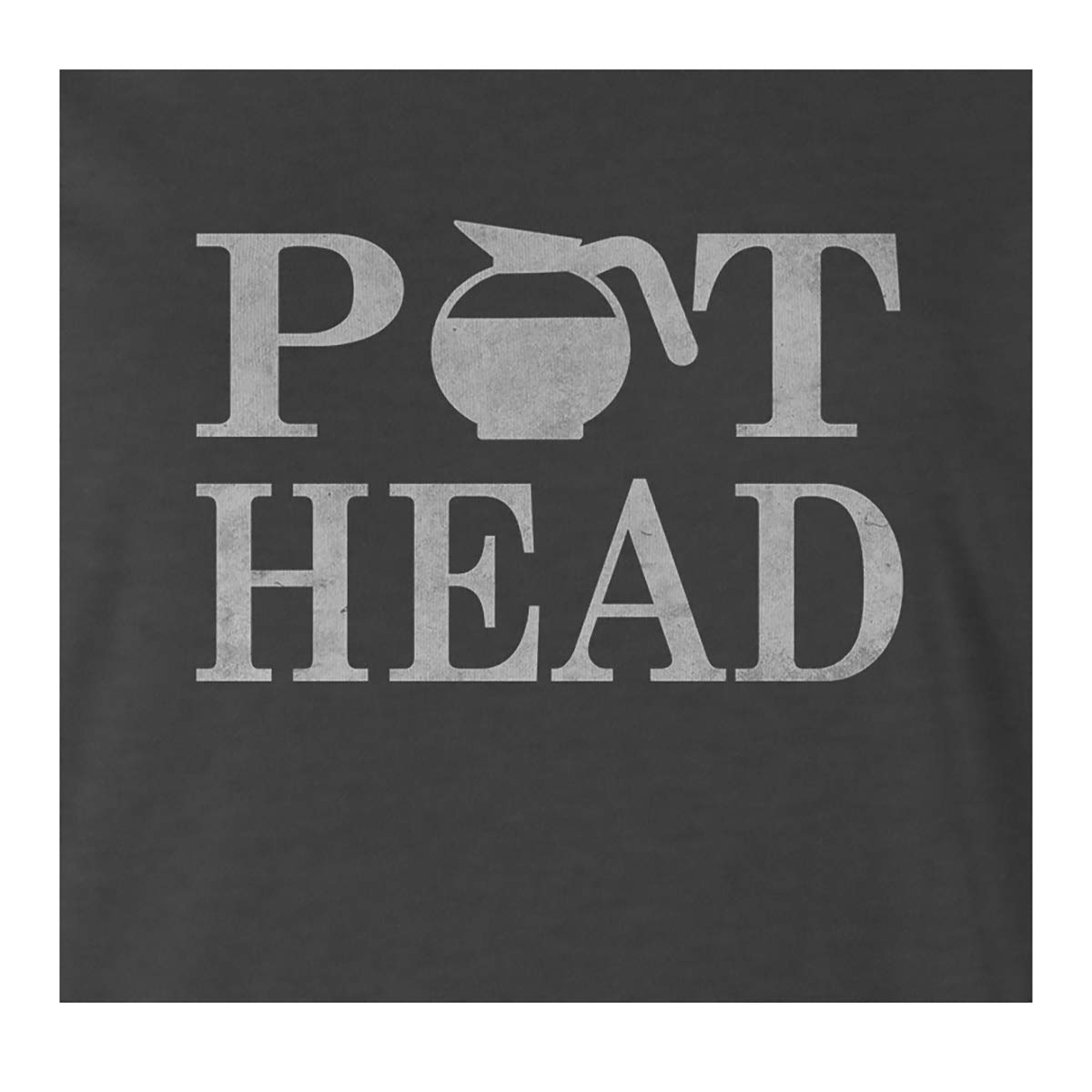 Funny Coffee Lover's T-Shirt for Men - 9 Crowns Tees Pot Head Design - Perfect Gift for Baristas & Coffee Enthusiasts