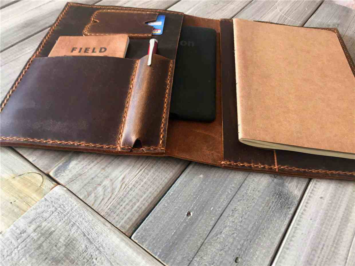 Premium A4 Leather Sketchbook Case - Durable Vegan Leather Cover for Artists, Students & Professionals - Perfect for Drawing, Journaling & Note-Taking at Home, Office or Travel