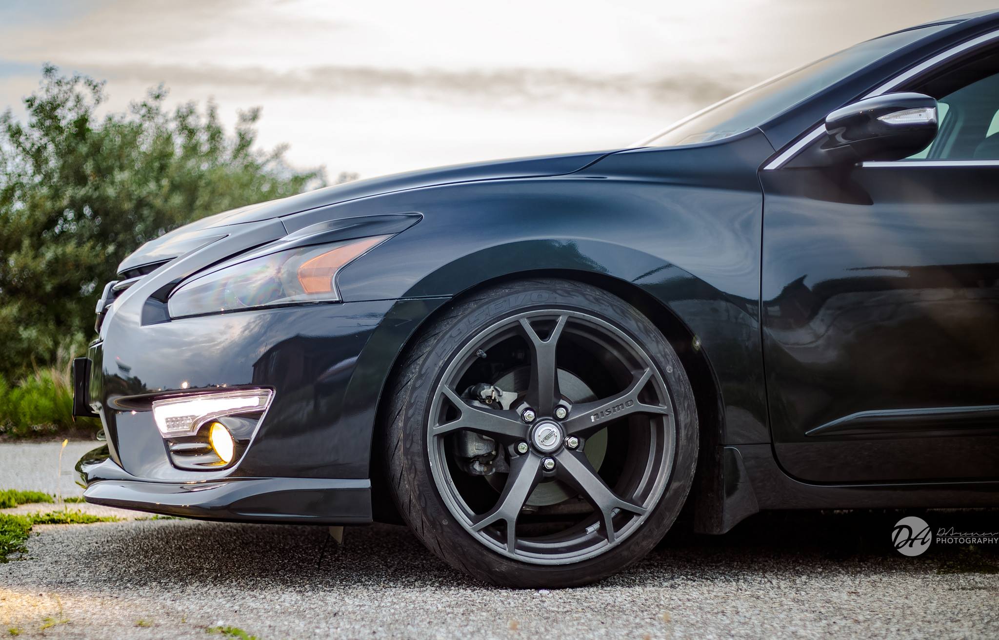 2013-2015 Nissan Altima Front Bumper Lip Spoiler - KB13142 - Enhance Your Car's Sporty Look for Street Racing & Car Shows