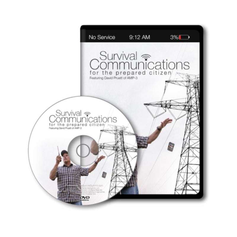 Emergency Survival Communications Guide - Essential DVD & USB for Outdoor Adventures, Disaster Preparedness & Off-Grid Living