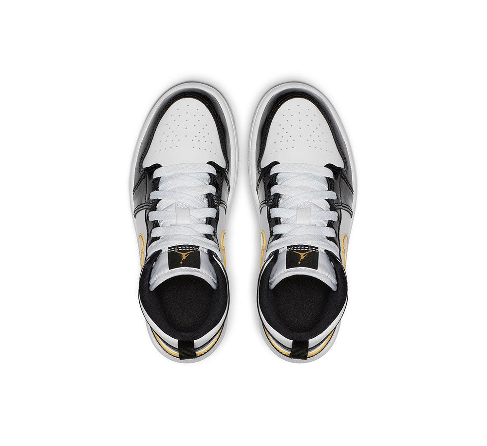 Original Air Jordan 1 Mid SE (PS) Basketball Shoes for Kids - Stylish Sneakers for School, Sports & Casual Wear