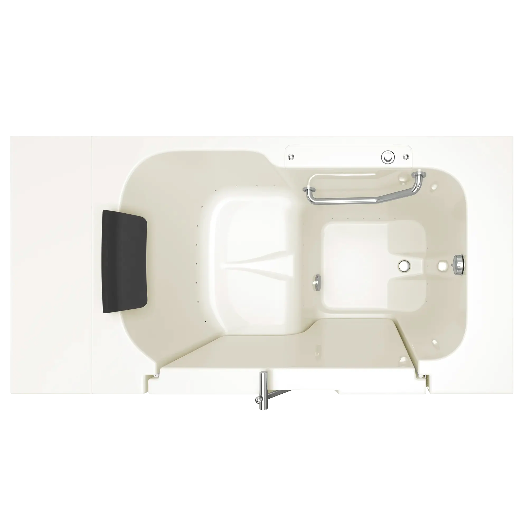 Premium 32 x 52 Inch Gelcoat Walk-In Bathtub with Air Spa System - Right Hand Drain - Ideal for Elderly & Mobility Needs, Relaxing Hydrotherapy at Home