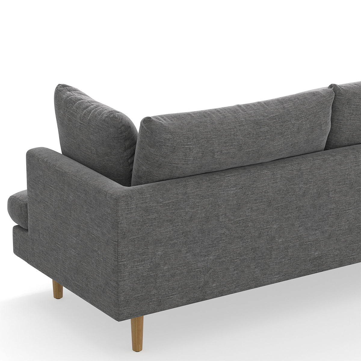 Byron Fabric Modular Sofa with Left Hand Chaise - Modern Sectional Couch for Living Room, Family Room & Home Theater Comfortable Seating