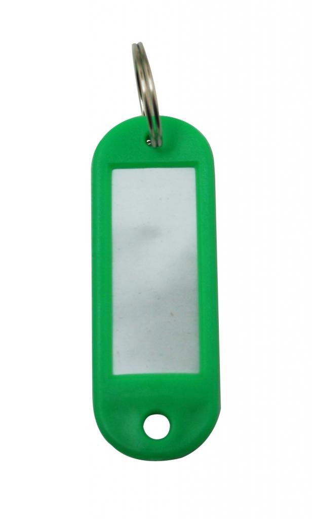 30 Pack Green Luggage ID Tags with Key Rings - Durable Key Fobs for Travel Bags, Suitcases & Backpacks - Perfect for Airport Identification & Organization