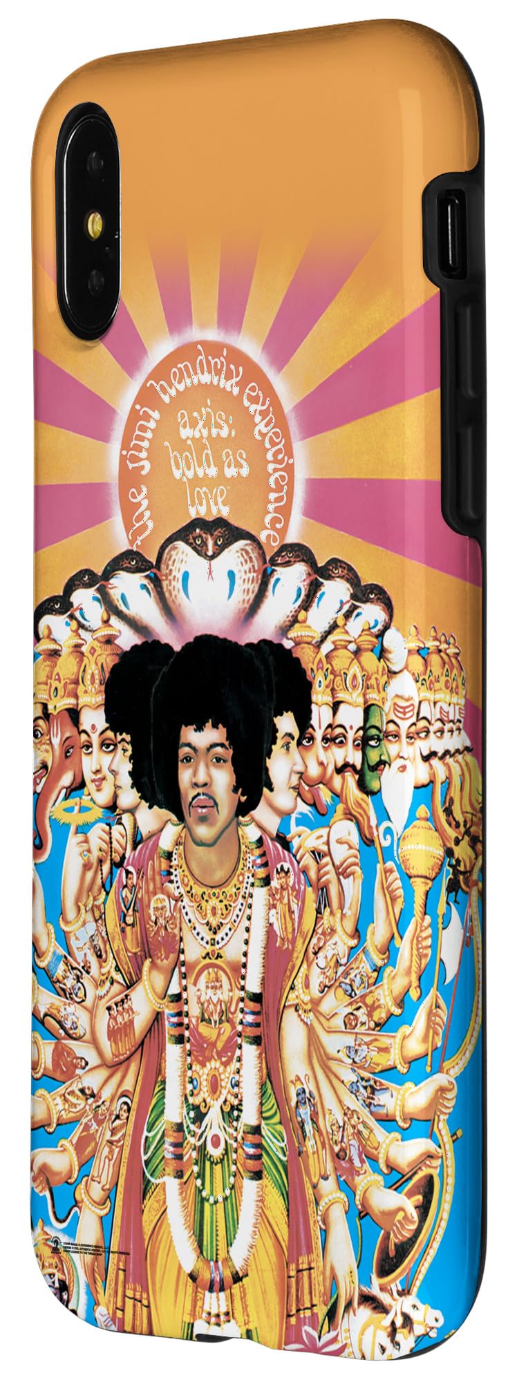 Official Jimi Hendrix Axis Bold as Love iPhone X/XS Case - Durable Protective Cover for Music Lovers - Perfect for Concerts, Gifts & Everyday Use