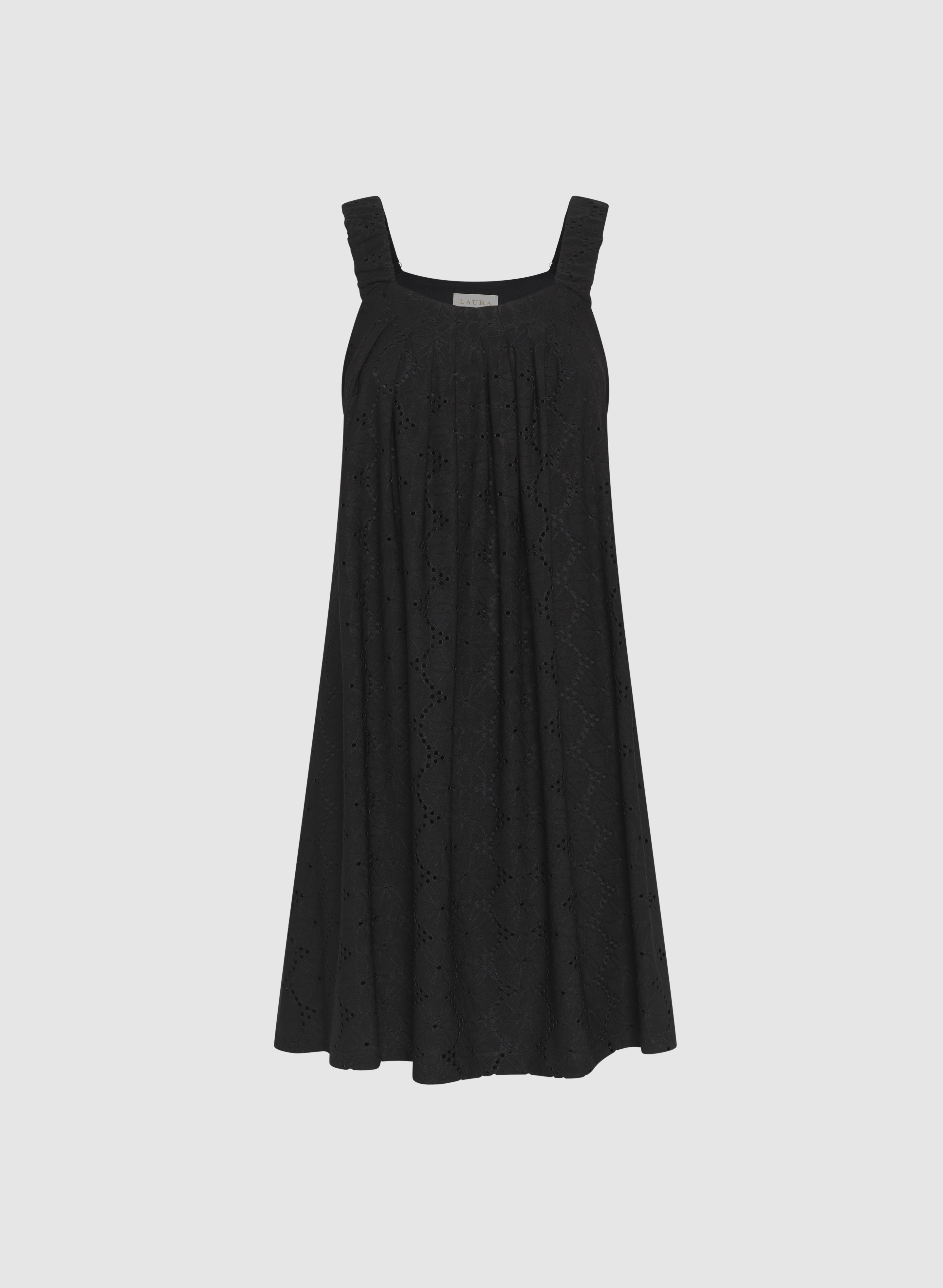 Eyelet Embroidered Floral Summer Dress for Women - Breathable Cotton Sundress for Beach, Wedding & Vacation Outfits