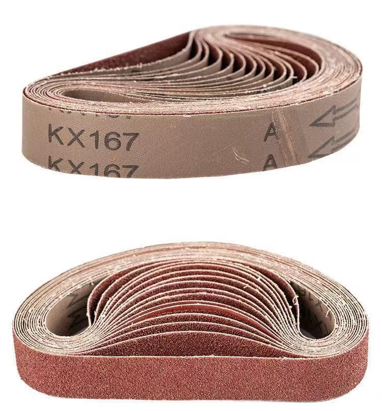 10-Pack 30x533mm Aluminum Oxide Sanding Belts - 40 to 1000 Grit for Wood Metal Polishing | Compatible with Belt Sanders & Grinders | Perfect for DIY Projects, Furniture Refinishing & Automotive Repair