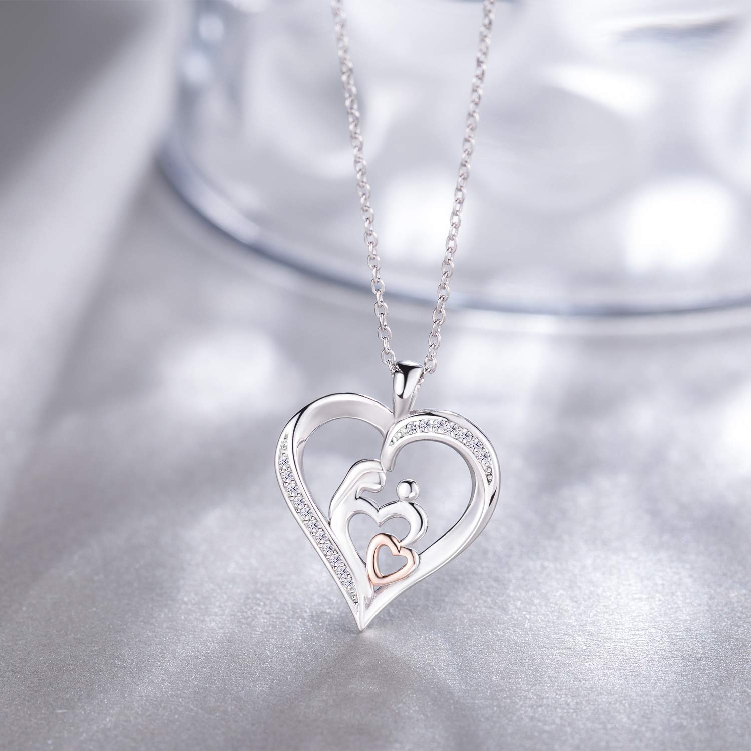 925 Sterling Silver Necklace for Women - Elegant Gift for Mom, Girlfriend, Wife, Daughter, Sister - Perfect for Christmas, Birthday, Mother's Day & Valentine's Day - Ideal for Everyday Wear, Date Nights & Special Occasions