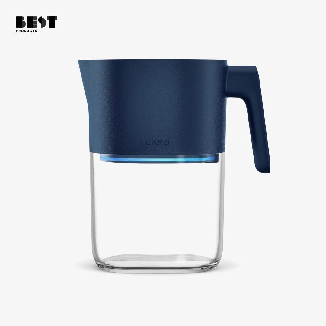 LARQ PureVis 1.9L Self-Cleaning Water Filter Pitcher with UV-C Technology - BPA Free for Home & Office Use - Removes 99.9% of Bacteria & Heavy Metals - Perfect for Drinking, Cooking & Refreshing Hydration