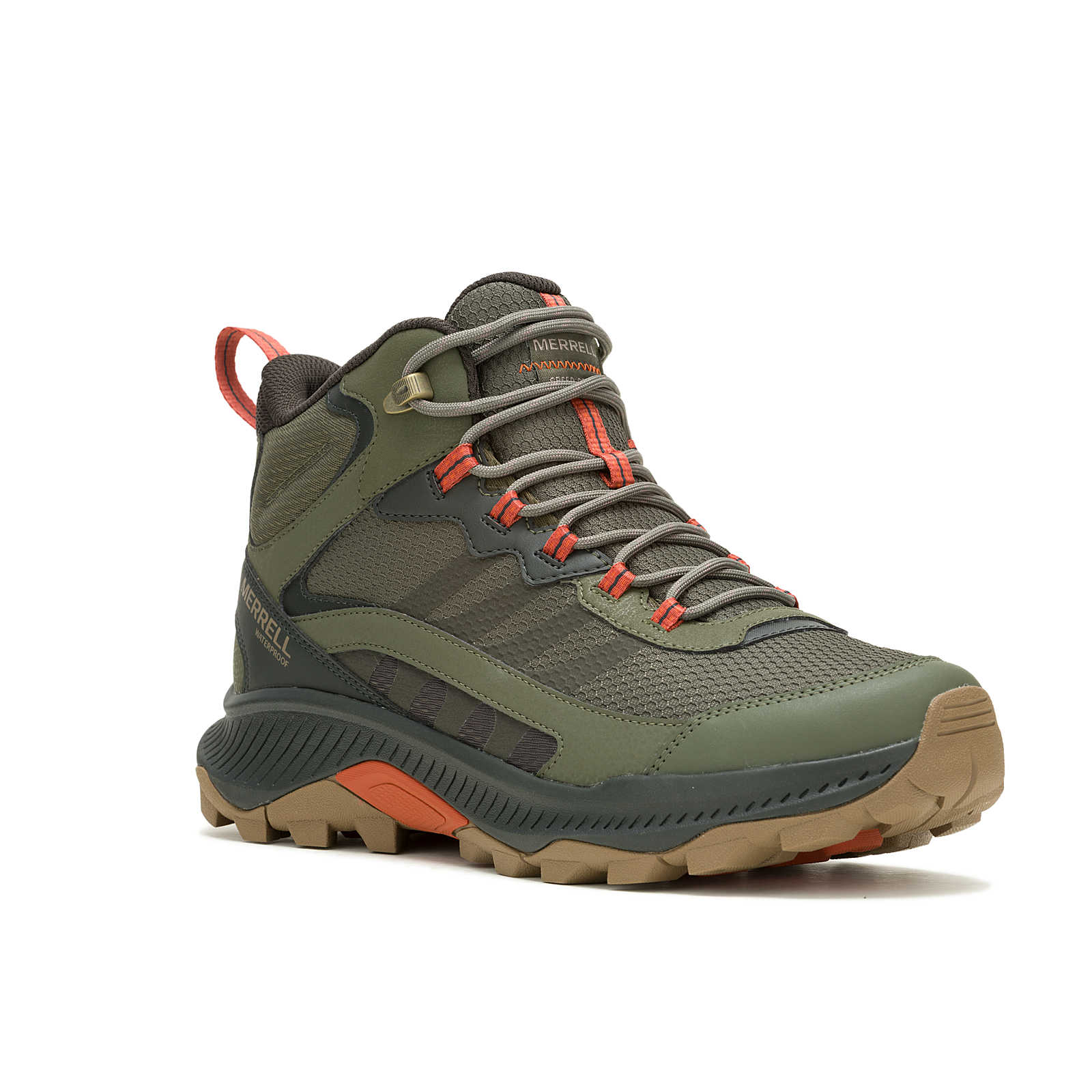 Merrell Speed Strike 2 Mid WP Waterproof Hiking Boots for Men - Lightweight & Durable Outdoor Shoes for Trail Running, Backpacking, and Mountain Climbing