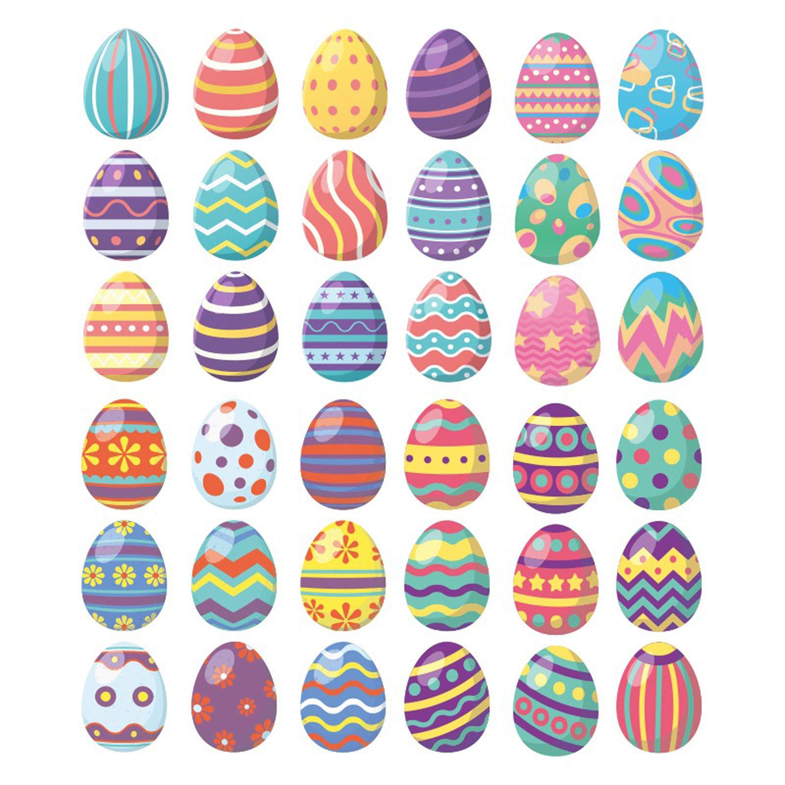 Easter Electrostatic Window & Refrigerator Stickers - 1 Set of Reusable Decorative Clings for Home, Kids Room, Bedroom & Living Room - Perfect for Holiday Decor, Nursery Wall Art & Office Study Decorations