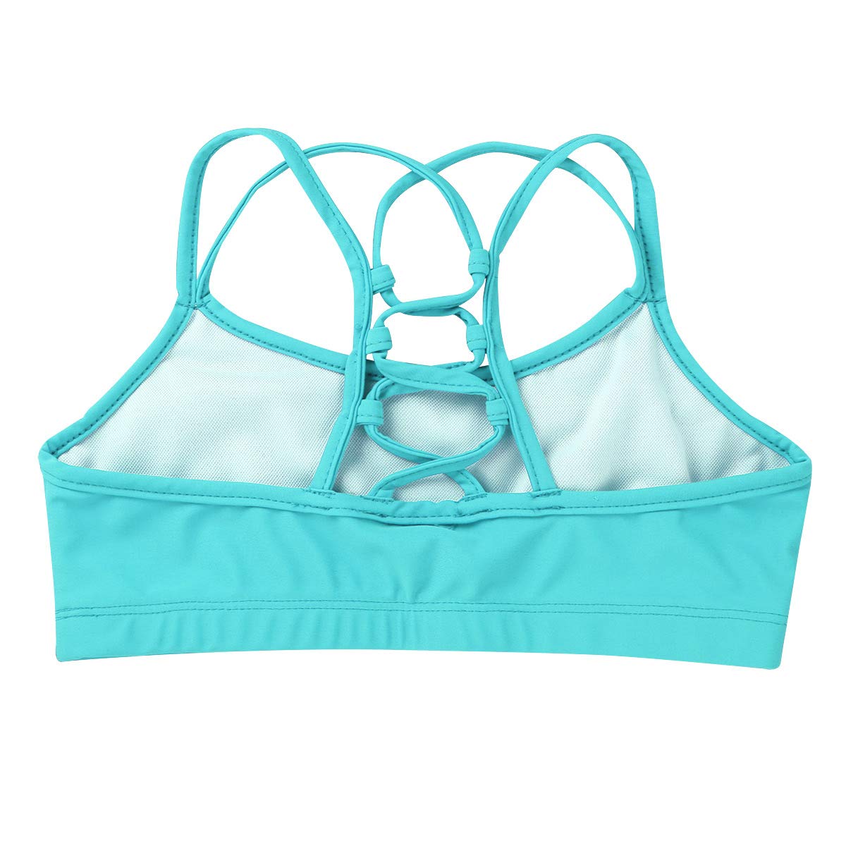 JanJean Girls' Active Dance Sports Bra - Breathable Crop Top Camisole for Big Girls - Perfect for Dance Training, Yoga & Gym Workouts