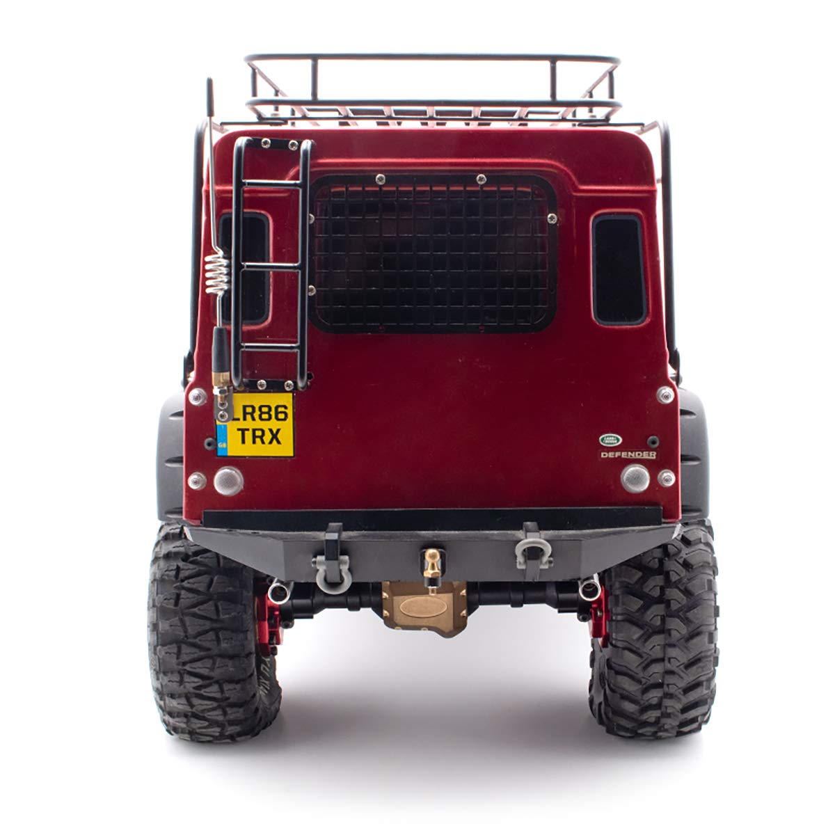 LCX Racing 1/10 Scale RC Crawler Car Metal Exhaust Pipe Upgrade Kit - Compatible with TRX4 & TRX-4 Models - Durable Off-Road Accessories for Rock Crawling & Trail Adventures