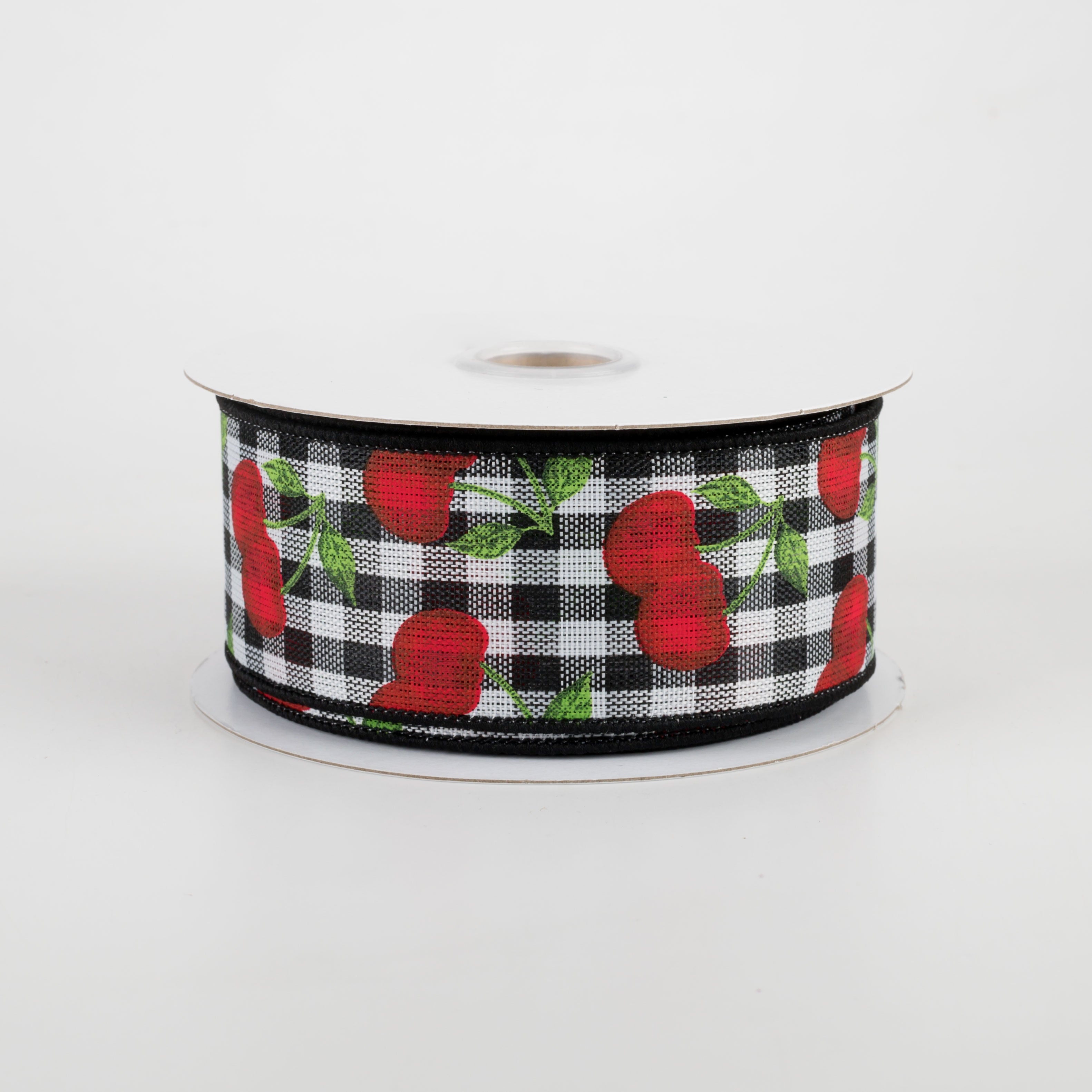 1.5 Inch Red Check Ribbon - 10 Yards Roll for Gift Wrapping, Crafts, and DIY Projects - Perfect for Christmas, Weddings, and Party Decorations