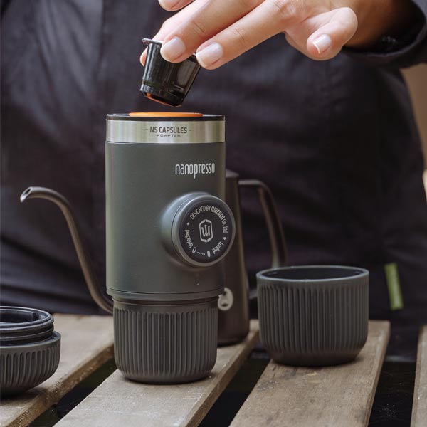 Wacaco Nanopresso NS Adapter - Portable Espresso Machine Accessory for Travel, Camping & Outdoor Coffee Lovers