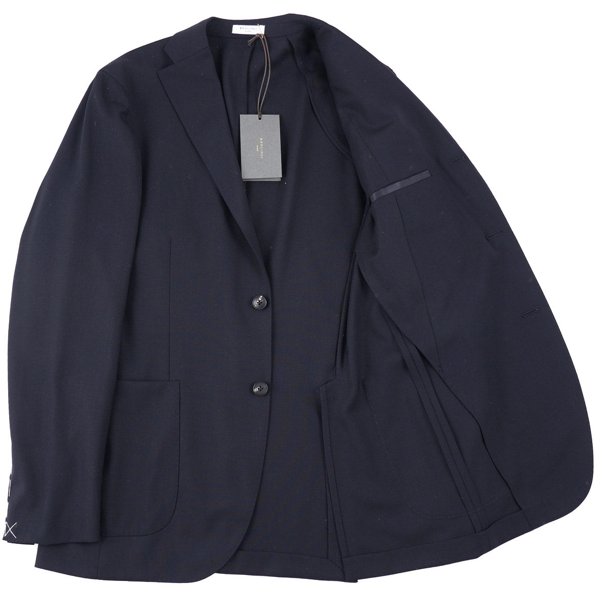 Boglioli Men's Subtle Woven Wool K Jacket - Slim Fit Blazer for Business & Casual Wear | Perfect for Office, Weddings & Smart Outings