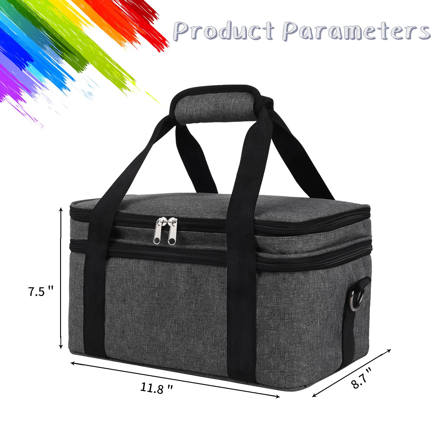 Acrylic Paint Brush Holder & Bottle Organizer - Professional Art & Craft Supply Storage for Paint Tubes & Brushes - Perfect for Artists, DIY Projects & Studio Organization