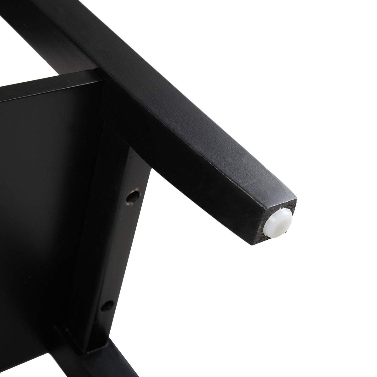 Modern Flip Top End Table with Storage Shelves - Wooden Side Table for Sofa, Living Room & Bedroom - Space-Saving Black Accent Furniture (Perfect for Small Spaces, Apartments & Home Decor)