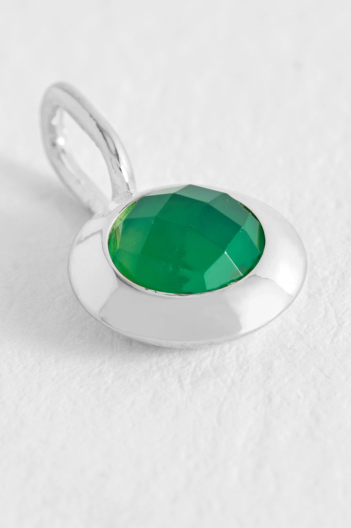 May Birthstone Charm - Elegant Emerald Jewelry for Necklaces & Bracelets - Perfect Gift for May Birthdays, Anniversaries & Special Occasions