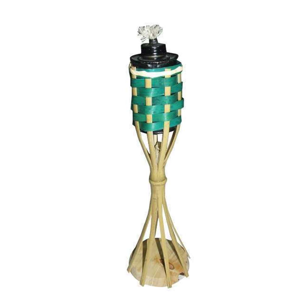 35cm Bamboo Torch - Outdoor Decorative Lighting for Patio, Garden, and Backyard Parties