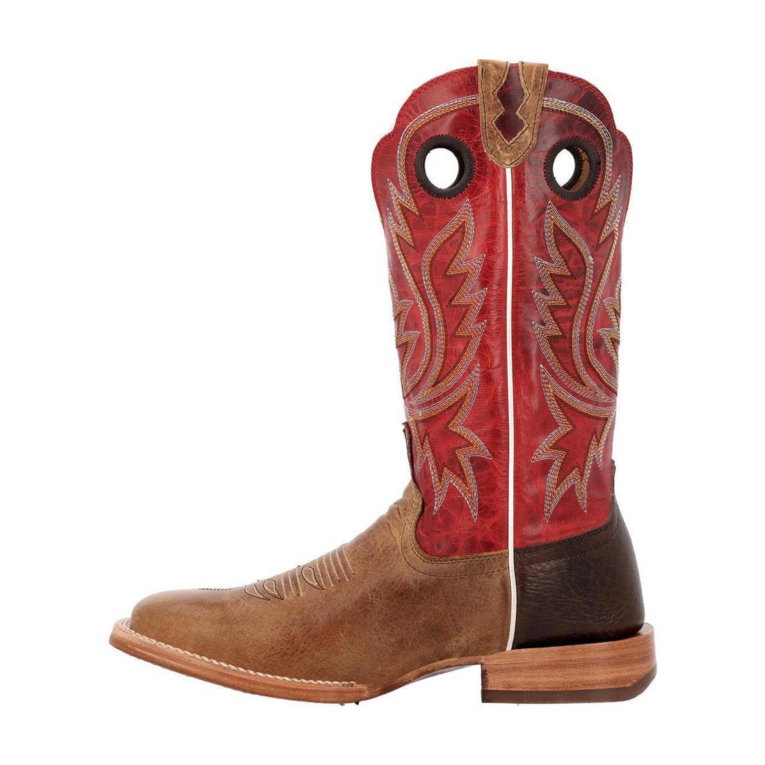 PRCA Collection Genuine Leather Bison Western Boots for Men & Women – Comfortable Cowboy Boots for Riding, Rodeo & Country Fashion