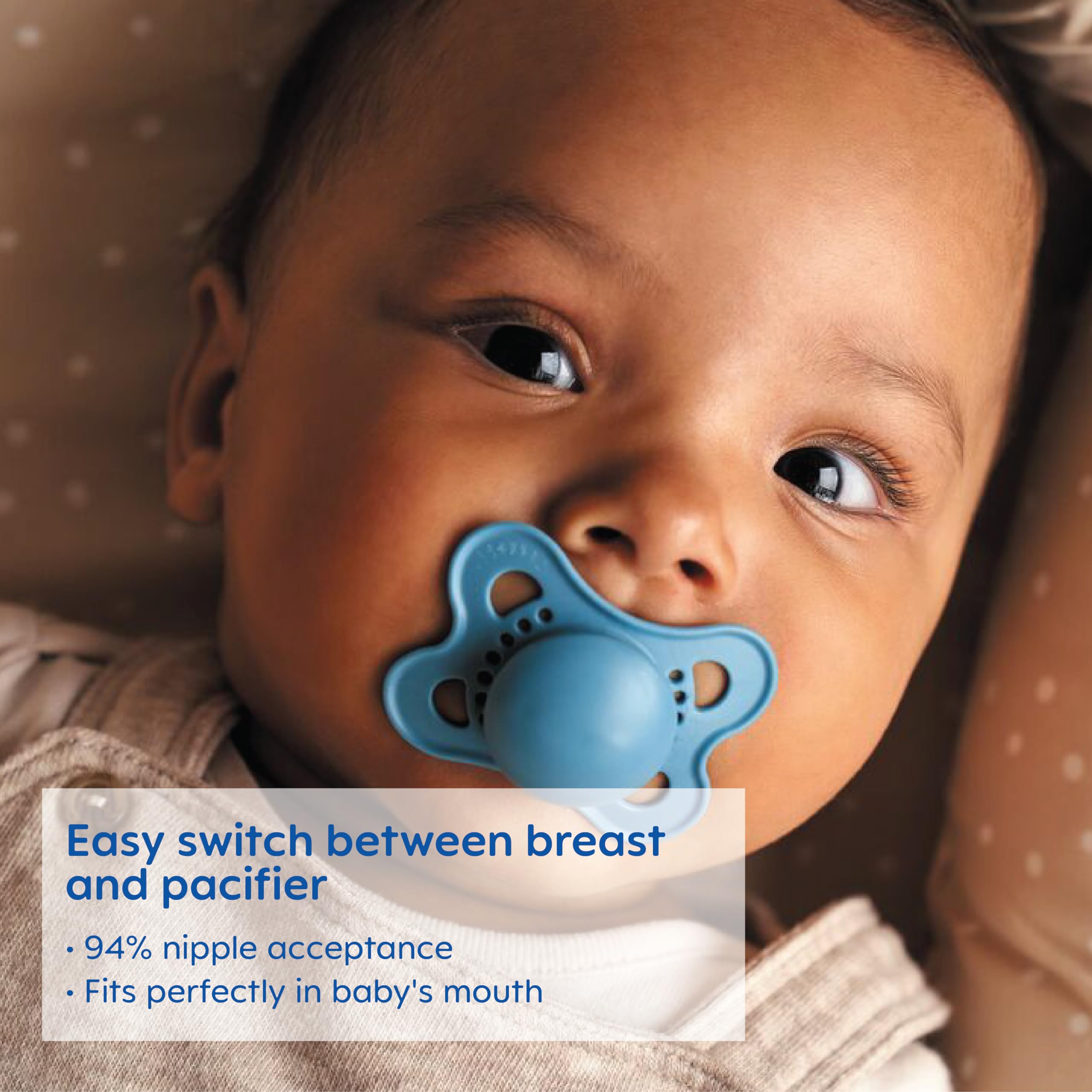 MAM Original Matte Baby Pacifiers for Girls 0-6 Months - BPA-Free Silicone, Easy to Clean Newborn Soothers (2-Pack with Sterilizer Case) - Perfect for Sleep, Travel & Daily Comfort | Pediatrician Recommended