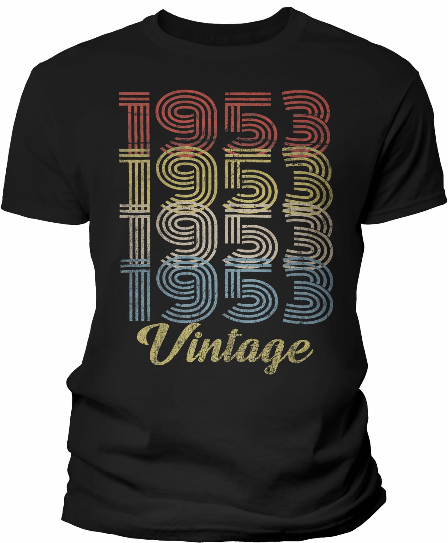 Vintage 1953 Retro 72nd Birthday Gift for Men - Classic 72nd Birthday T-Shirt - Perfect for Birthday Parties, Family Celebrations & Milestone Gifts