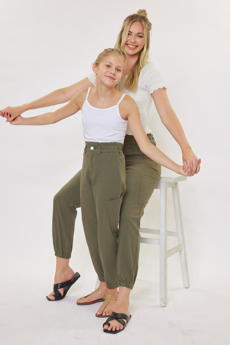 Poppy Mom Jogger Kid Jeans - Comfortable Stretchy Denim Pants for Boys & Girls - Perfect for Playtime, School & Outdoor Activities