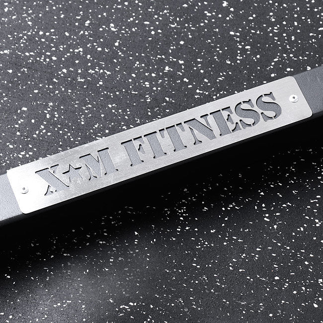 XM Fitness Step Through Olympic Hex Trap Bar - Heavy Duty Weight Lifting Bar for Deadlifts, Squats & Strength Training - Home & Gym Use