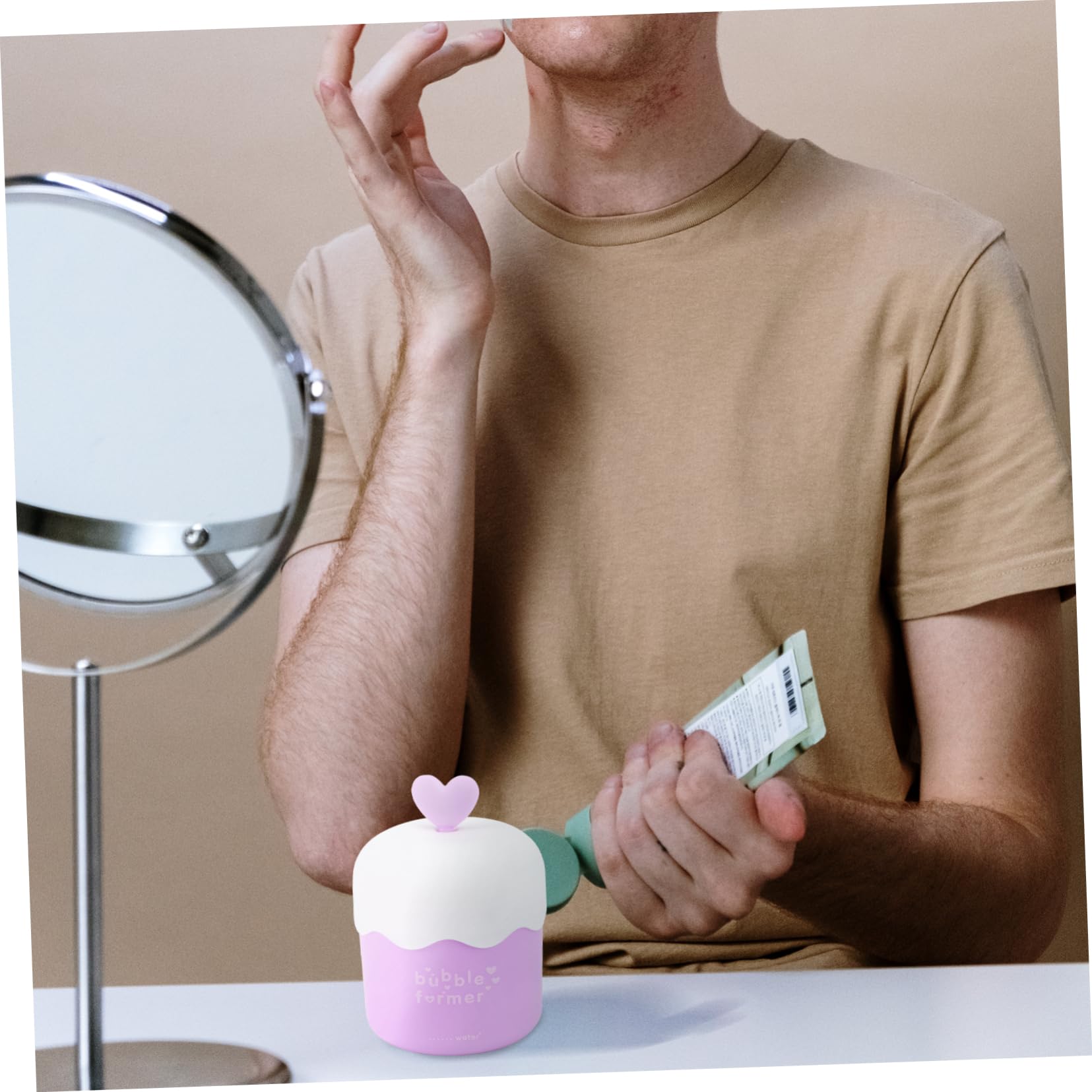 30 Seconds Rapid Foaming Facial Cleansing Bubbler - Gentle Bubble Maker for Deep Face Cleansing | Perfect for Daily Skincare Routine & Travel