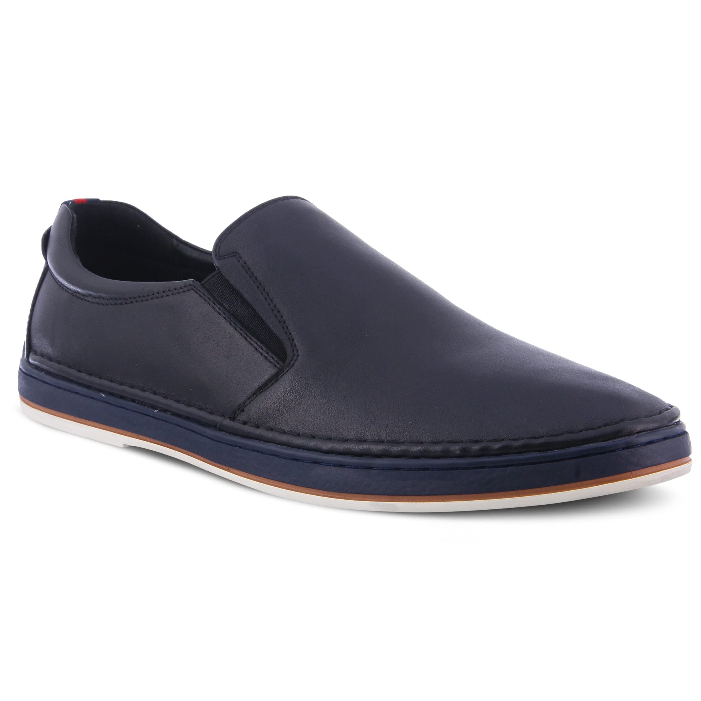 Spring Step Men's Lugano Slip-On Comfort Casual Shoes - Lightweight & Breathable for Walking, Travel, and Everyday Wear