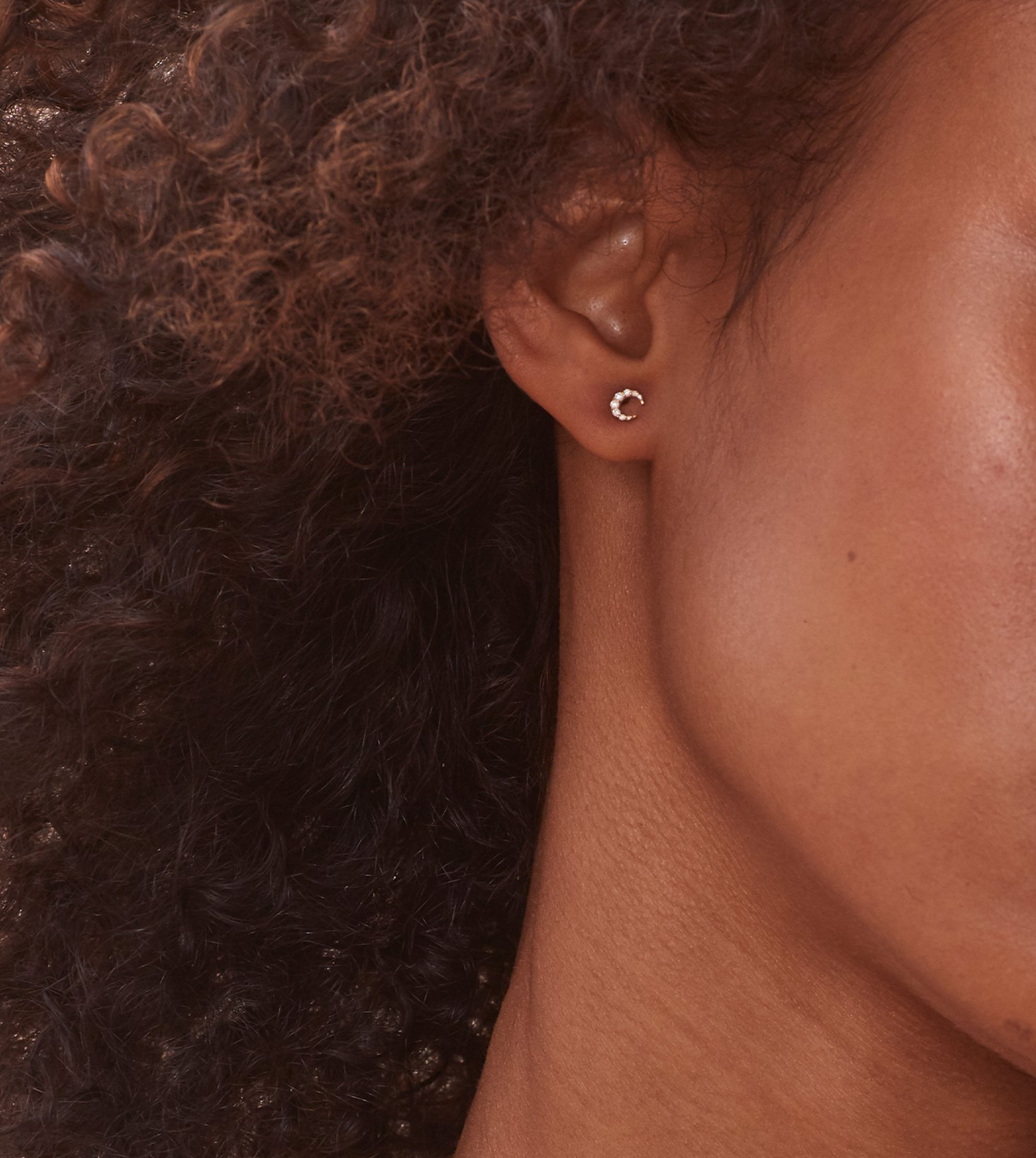 Crescent Karma: Tenet Stud Earrings - Elegant & Minimalist Jewelry for Women | Perfect for Everyday Wear, Parties & Gifts