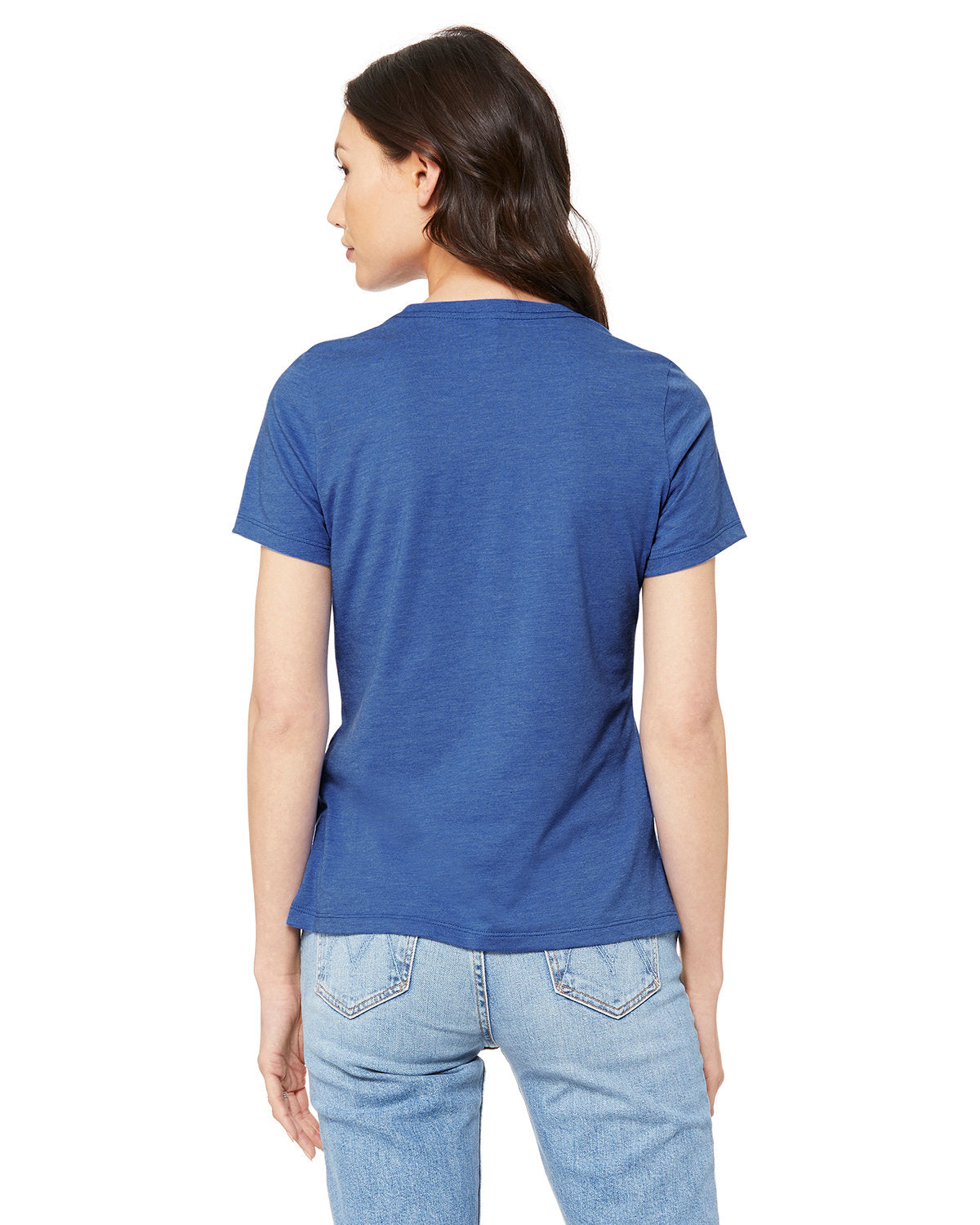 Bella + Canvas 6400CVC Women's Relaxed Heather Short Sleeve T-Shirt - Soft CVC Blend for Casual Wear, Gym & Everyday Comfort