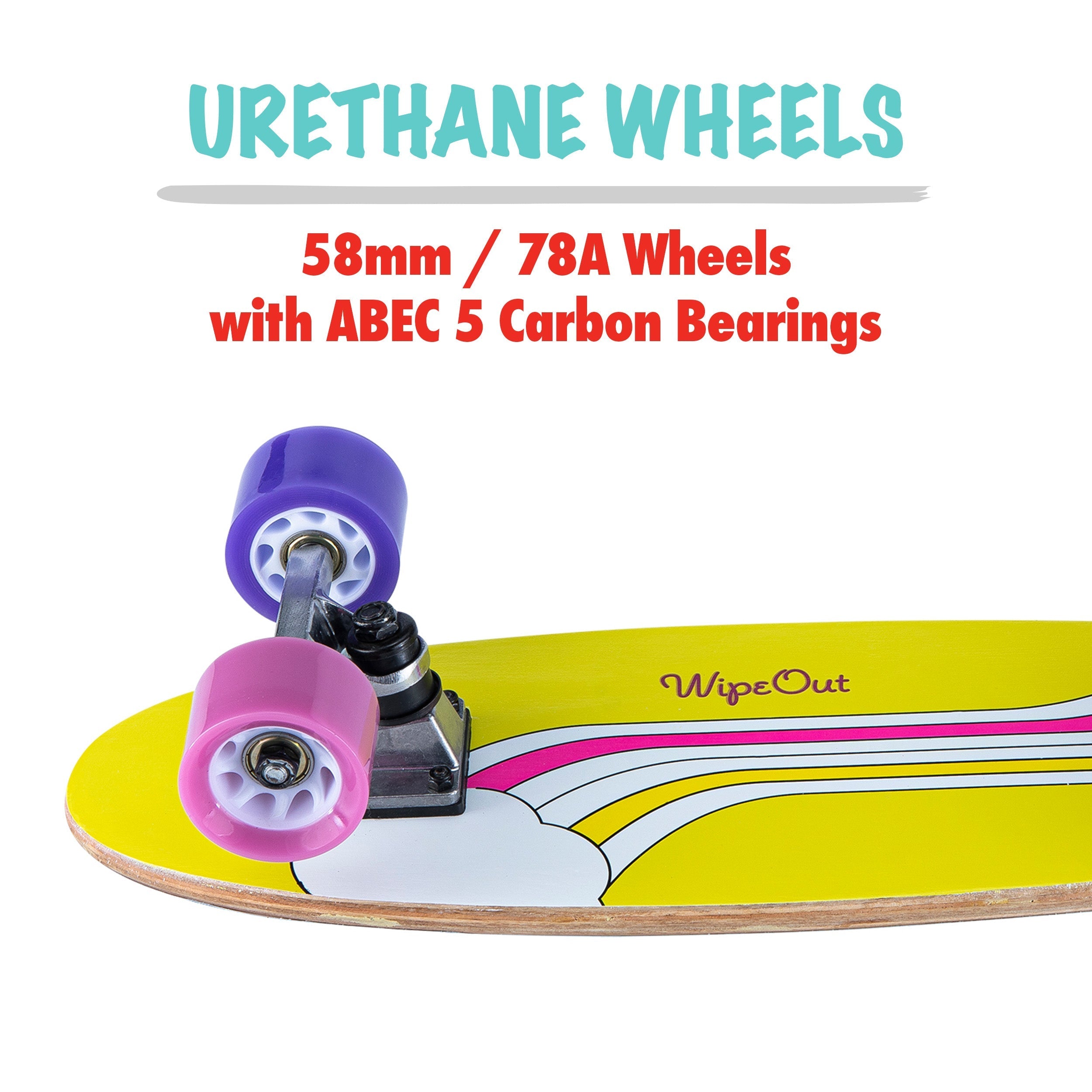 Wipeout™ Dry Erase Skateboards - Whiteboard Skateboard for Kids & Adults - Reusable Drawing & Learning Toy - Perfect for Classrooms, Offices & Creative Play