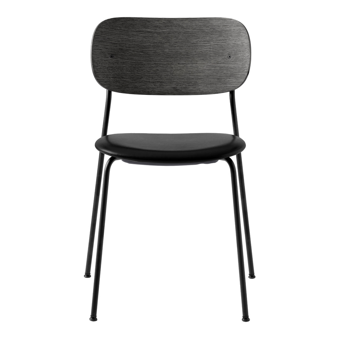 Co Dining Stackable Chair - Upholstered Seat for Kitchen, Dining Room & Outdoor Patio | Comfortable & Space-Saving Furniture