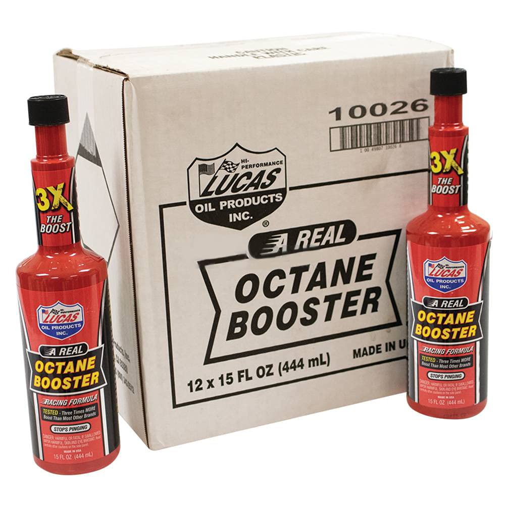 RAParts 051-635 High-Performance Octane Booster Fuel Additive - 12 Pack (15 oz Bottles) for Cars, Trucks & Motorcycles - Improves Engine Power & Gas Mileage