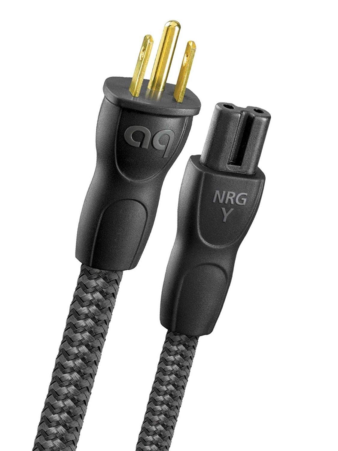 AudioQuest NRG Y2 High Performance AC Power Cable with 2-Pole C7 Connector - Perfect for Home Theater, Hi-Fi Audio Systems & Gaming PCs