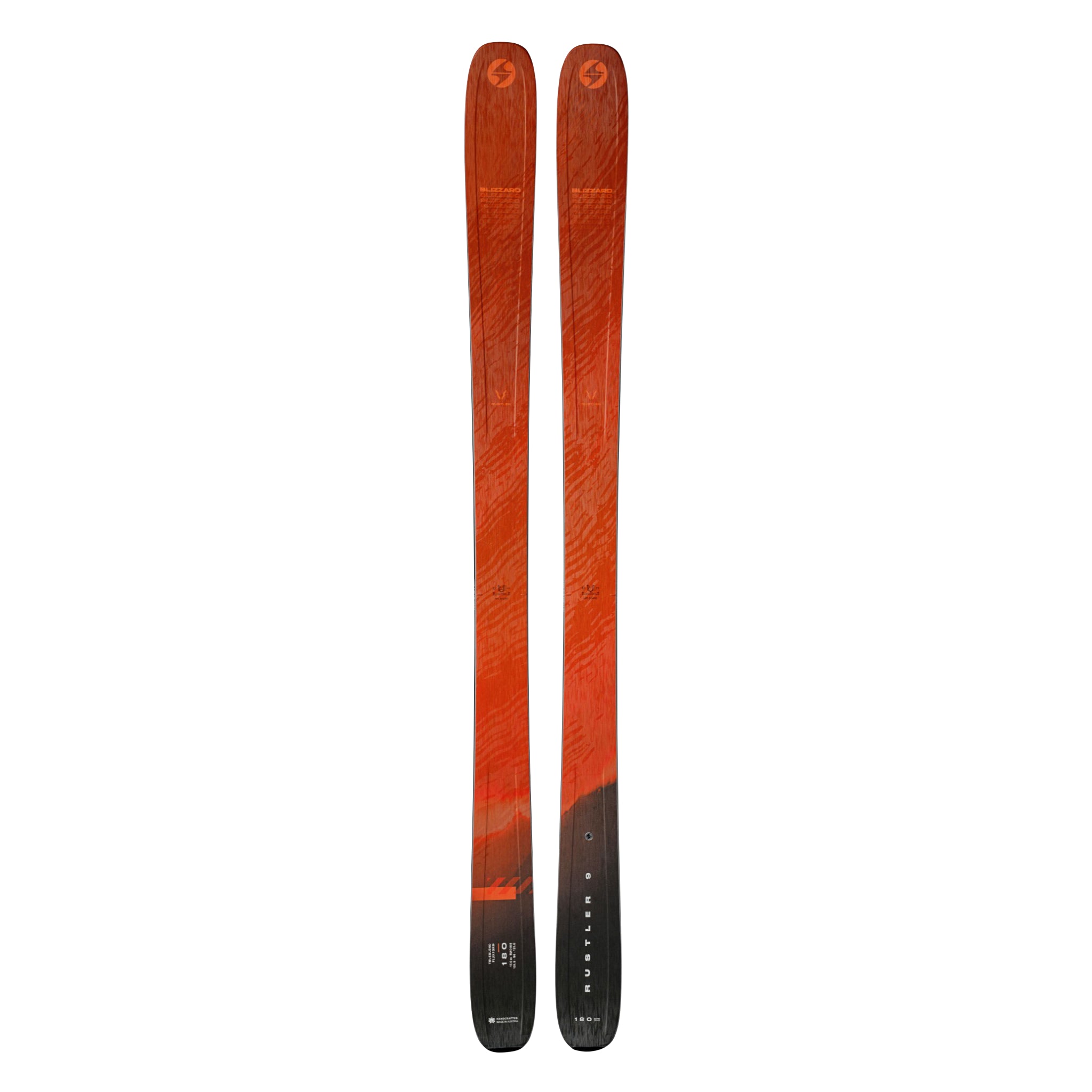 Blizzard Rustler 9 Skis 2025 - All-Mountain Skis for Men & Women | Powder & Groomed Terrain Performance | Perfect for Freeride & Backcountry Skiing
