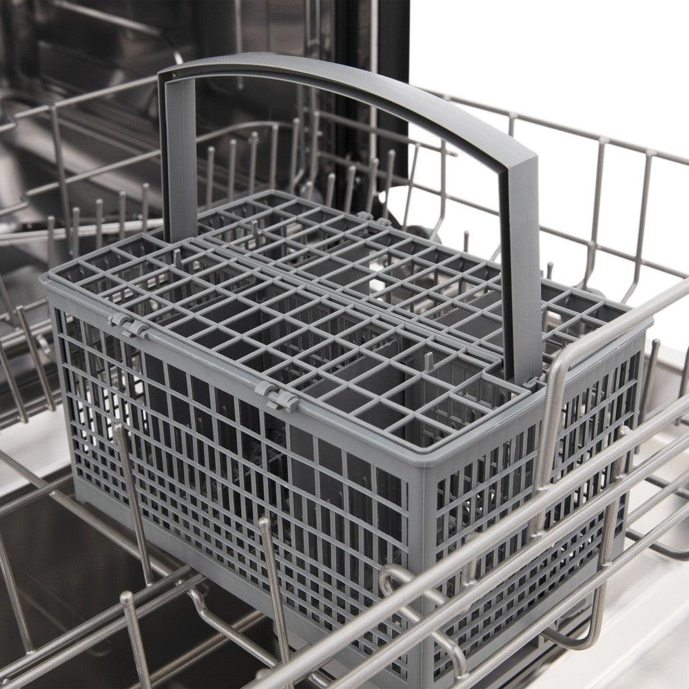 ZLINE 24 Inch Stainless Steel Top Control Dishwasher - 52dBa Ultra Quiet, Traditional Handle Design (DW 304 H 24) for Modern Kitchens & Open Concept Homes