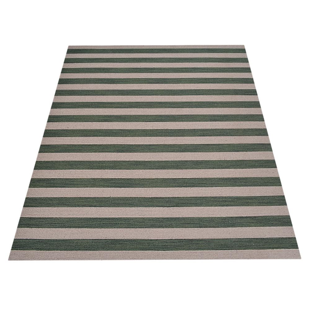Hand Woven Flat Weave Kilim Wool Eco-Friendly Area Rug - 6'7
